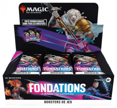 Boîte 36 Boosters de jeu Magic Fondations